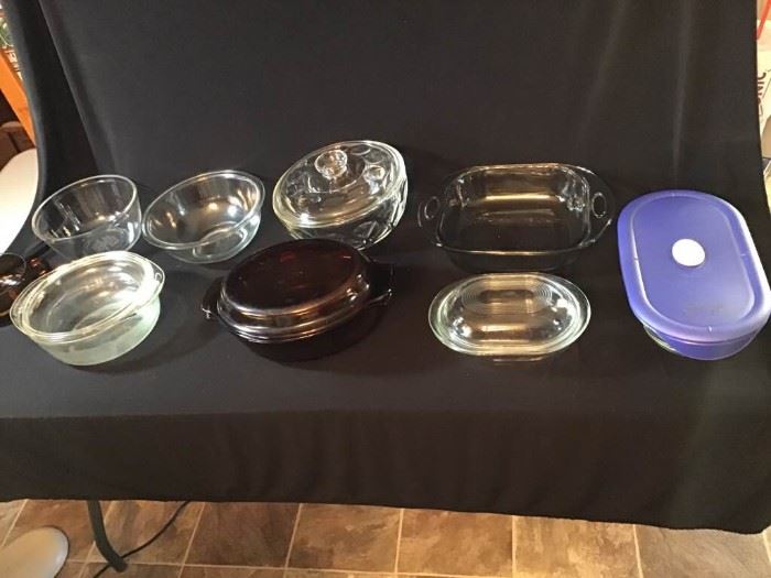 Various Pyrex & Anchor Items