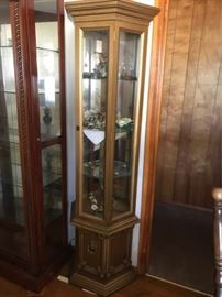 Gold Curio Cabinet