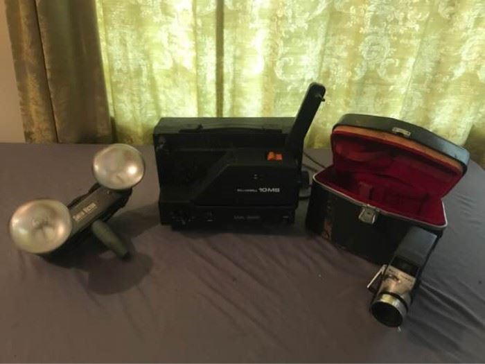 Bell Howell Movie Camera and Projector