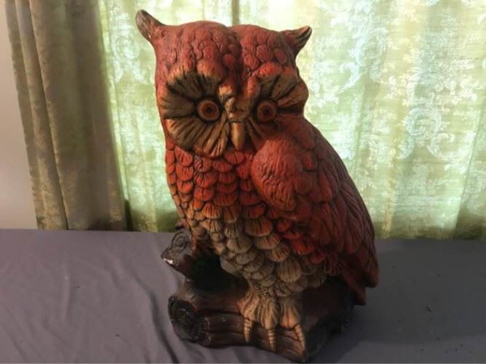 Large Ceramic Owl