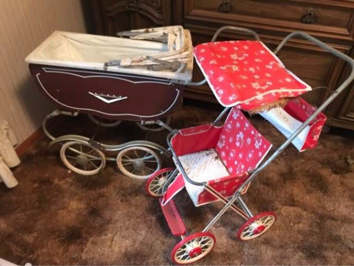 Vintage Doll Strollers