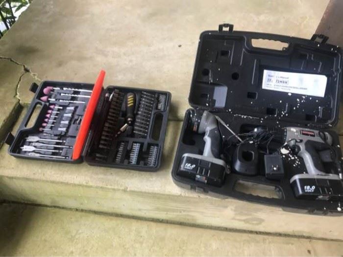 Craftsman Drill, Light and Accessories