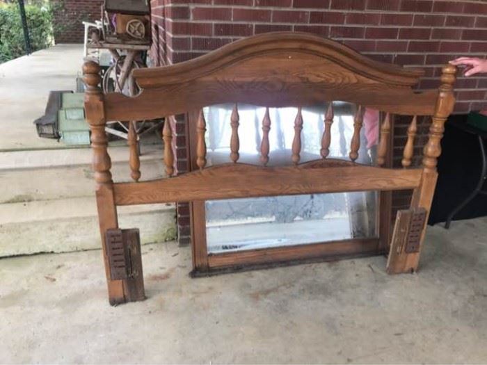 Headboard and Mirror