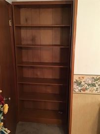 Tall Wood Bookcase