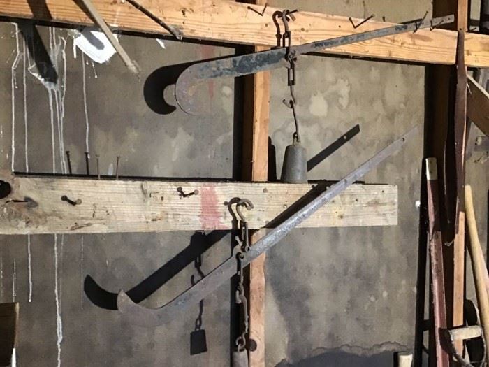 Vintage Cotton Scales with Weight