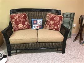 Wicker Love Seat