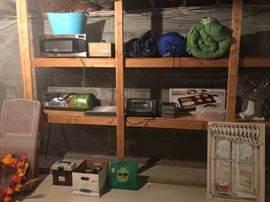 Microwave, Sleeping Bags, Tent