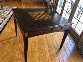 Beautiful Inlaid Game Table