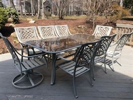 Patio Table w/ 8 Chairs