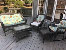 Wicker Patio set