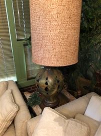 Large Vintage Ceramic Lamp