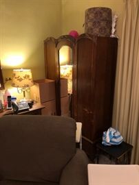 another mahogany wardrobe