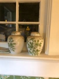 Vintage ginger jars