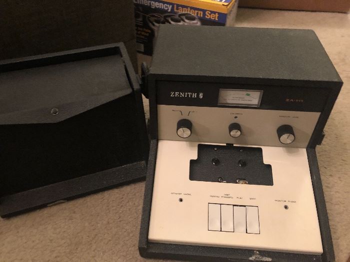 Vintage zenith tape recorder