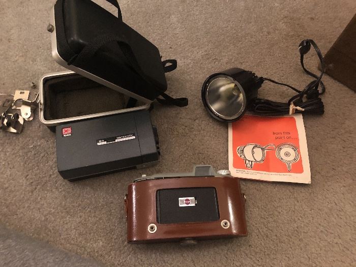 Vintage instant cameras