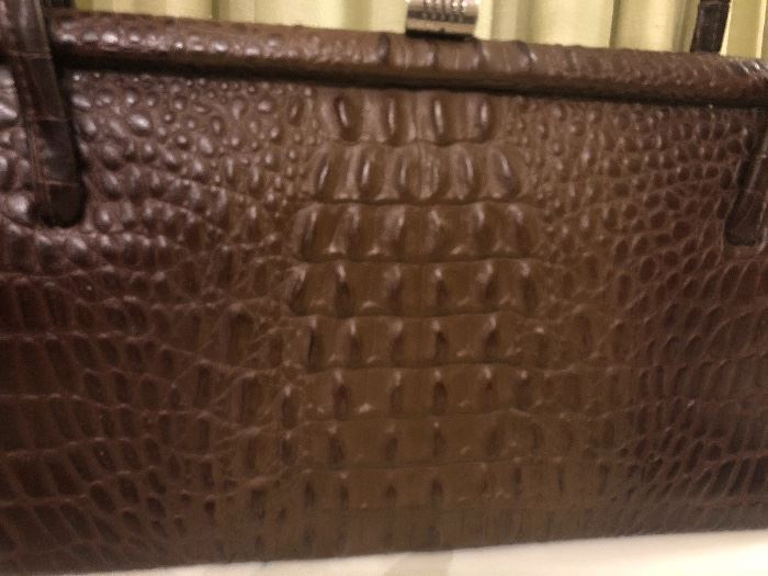 Vintage crocodile bag. Circa 1950’s