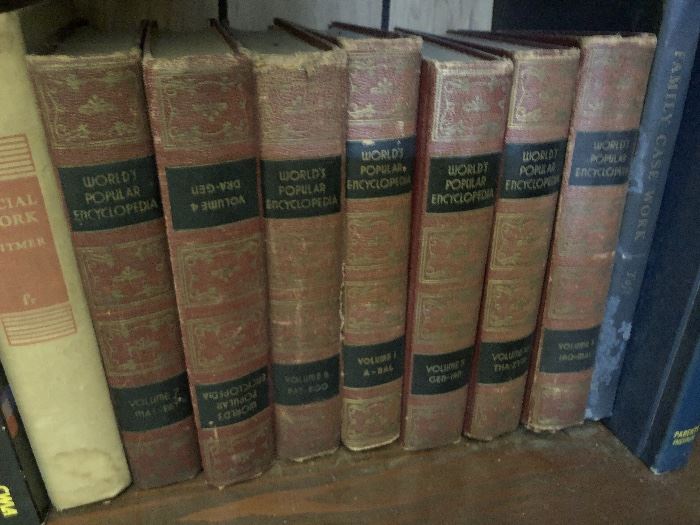 Vintage Worlds People Encyclopedias