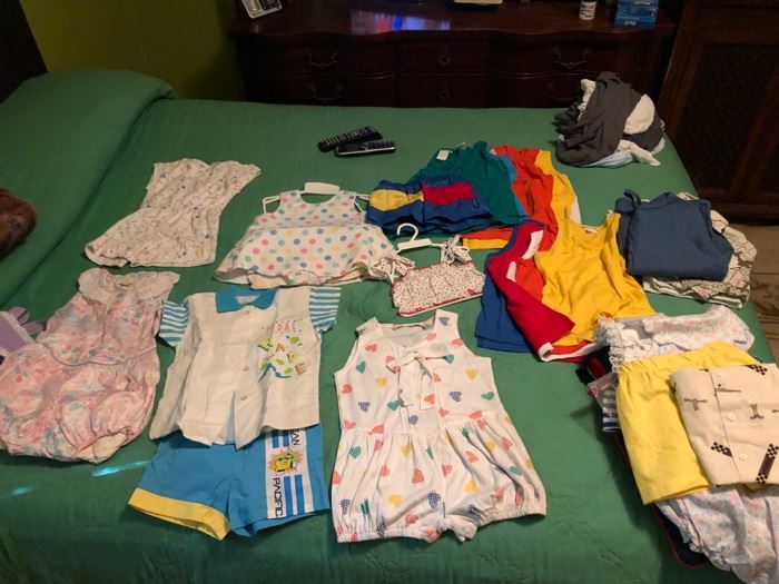 Bunch of New Baby Clothes