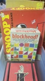 Vintage Games - Snoopy, Blockhead, Magic