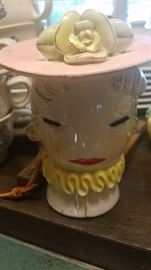 Lady Head Vase