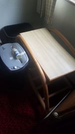 Side Table - Paul Frankl Style Rattan