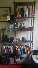 Bookshelves and books. History, Faith-Based, Classic Literature, and some fantastic old Doctor Seuss books. Several obscure 1st editions.