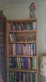 Books and bookshelf. Hints from Heloise. 