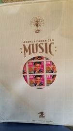 Elvis may have left the building, but he is still on the stamps