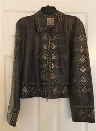 Double D Ranch women's leather jacket
