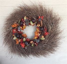 Fall colors wreath