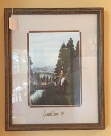 Limited edition framed print by Donald Vann