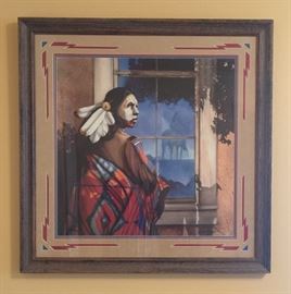 Limited edition framed print w/coa by J D Challenger