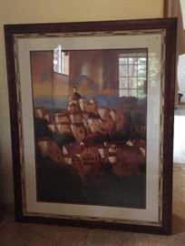 Very large framed print