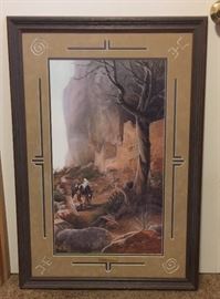 Framed art print "Upper Ruins" by Julie Kramer Cole