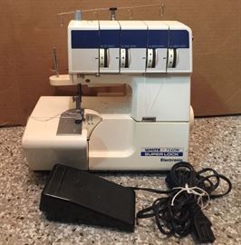 White Superlock 734 serger machine