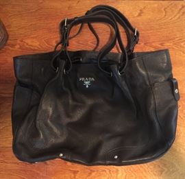 Prada leather handbag