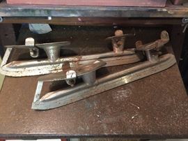 Vintage ice skates