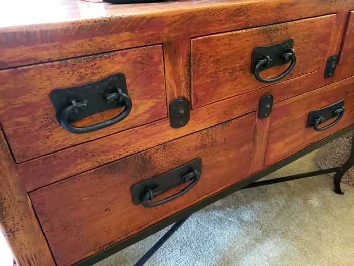 El Capitan chest with hand-forged hardware