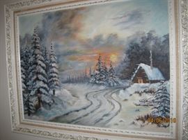 Original Painting After Thomas Kinkaide
