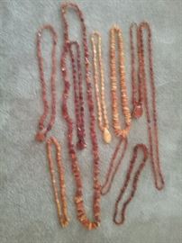 Amber necklaces