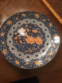 Asian decorative plate