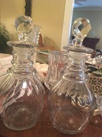 pair of Fabulous Decanters very old and very nice