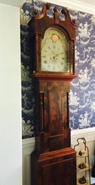 Hildeburn & Watson Philadephia Tall Case Clock Circa 1833