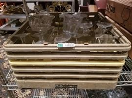 Crate of Drinking Glasses