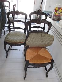 10 Chairs With Cane Seating
