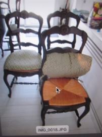10 Chairs With Cane Seating