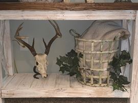 Deer not for sale! We have the table and the basket 