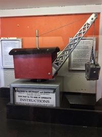 Vintage Coin Operated Nickel Digger Grab Amusement Arcade Game. Invented by William Bartlett and Patented in 1932 known as the Miami Digger!
