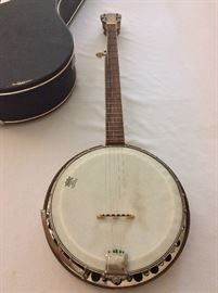 Remo Weather King Banjo with Case.
