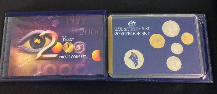 Royal Australian Mint Year 2000 Proof Set.
